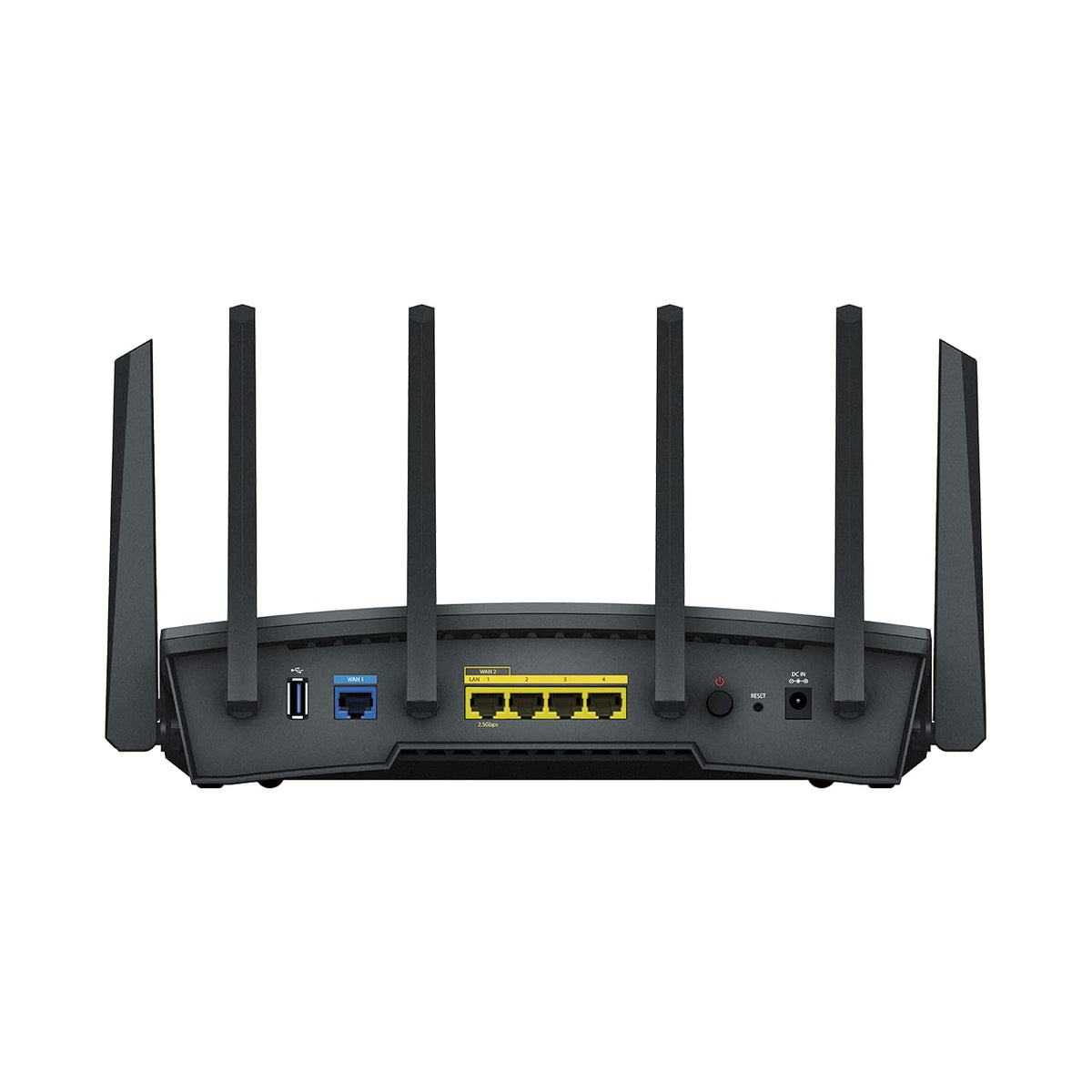 Synology RT6600ax tri-band antenna array improving coverage across rooms