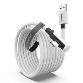 Syntech Link Cable 16ft connection for PC VR enables stable wired gameplay.