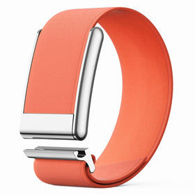 Synwee Whoop 5.0 orange wristband front view for daily wear comfort
