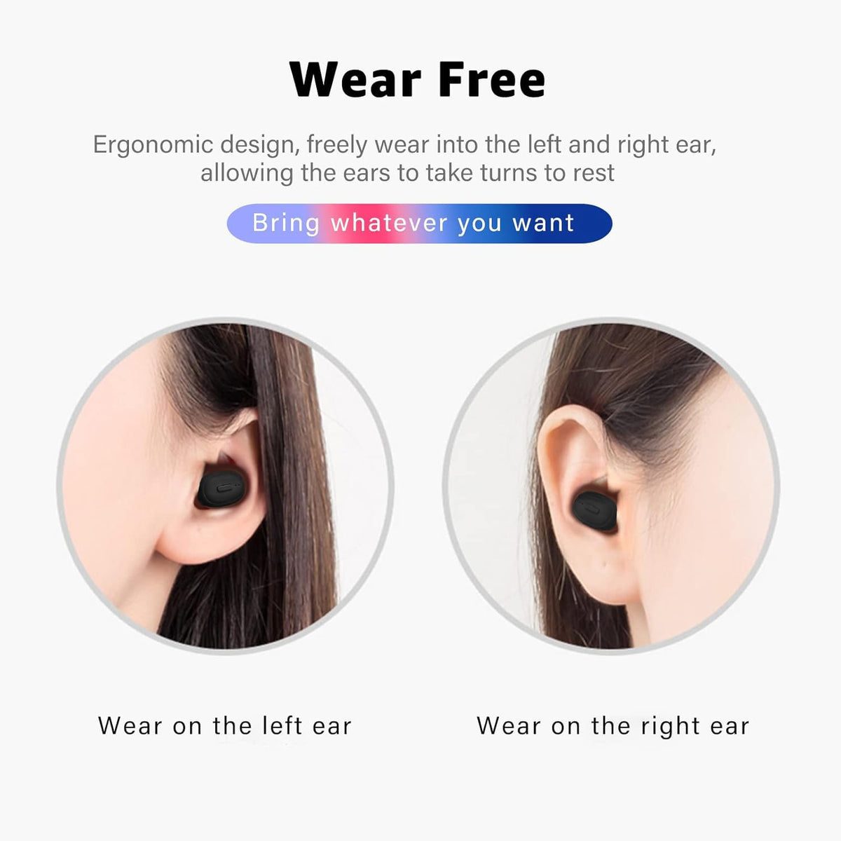 SYSFUN earbud 12-hour battery life supports long workouts or commutes.