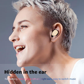 SYSFUN compact wireless earbud lightweight and pocketable for daily activities.