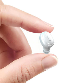 SYSFUN X7 single earbud with invisible fit for discreet listening.