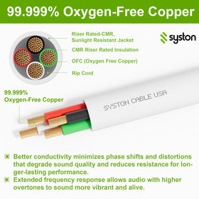 Syston 16/4 compatible connector options include banana and spade.