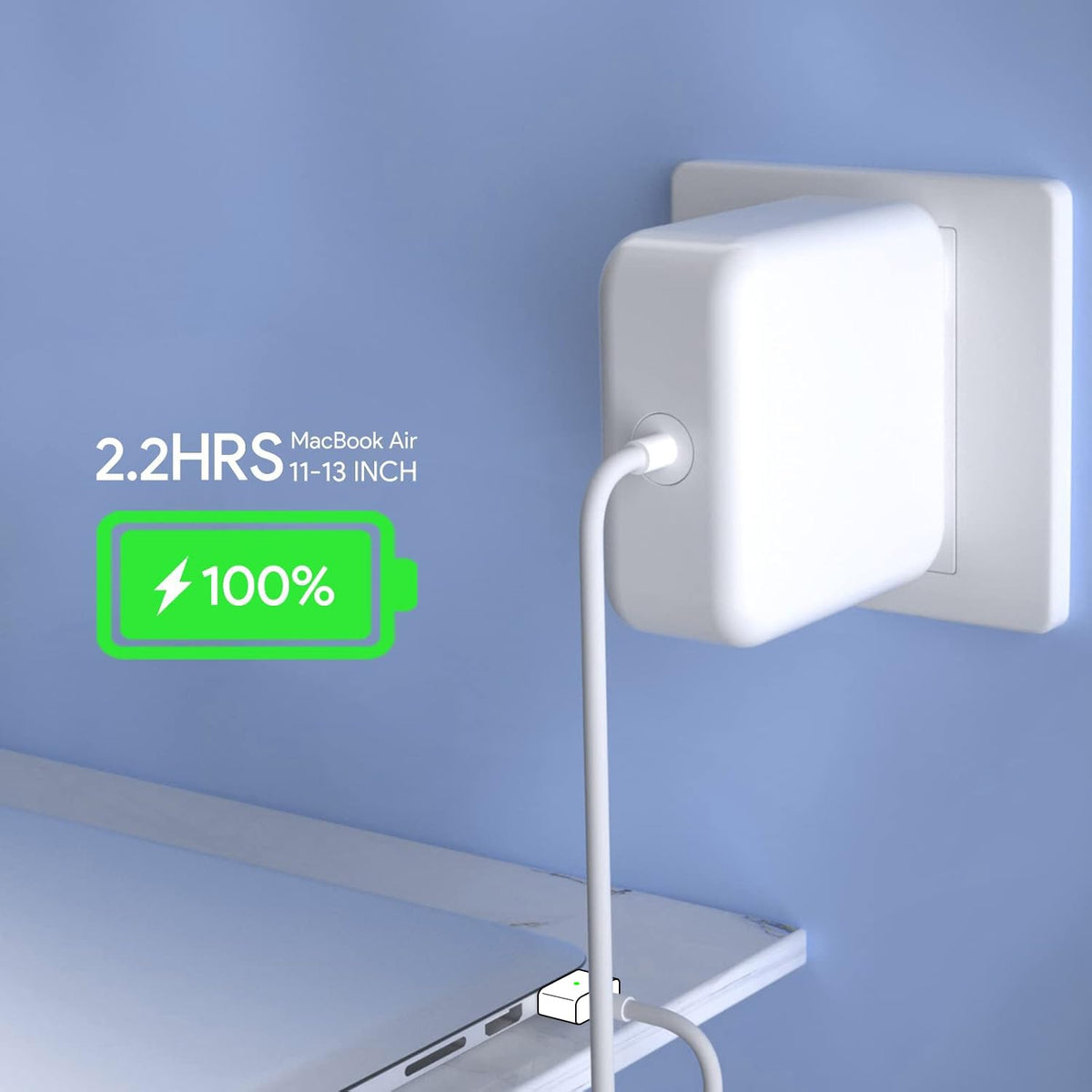 SZ96W Mag2 T-tip charger with amber charging LED indicators.