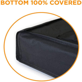 Thick 600D material offers lasting protection against moisture.