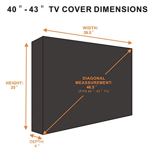 Szblnsm cover includes a dedicated remote control pocket for handy storage.
