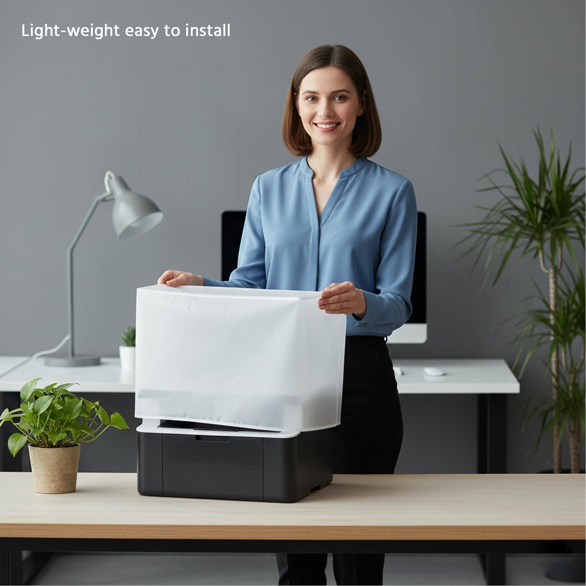 SZBRO transparent top detail allowing visible printer status indicators