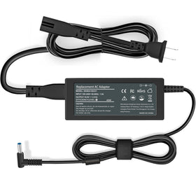 SZGUDULO 45W blue-tip charger powers HP laptops smoothly.