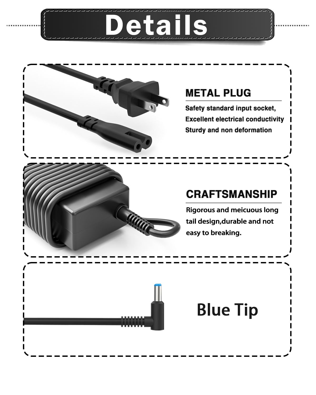 SZGUDULO charger featuring fast charging potential for laptops.
