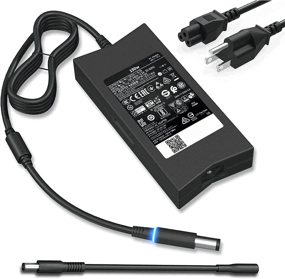SZGUDULO 130W adapter front view showing durable casing and connector for reliable charging
