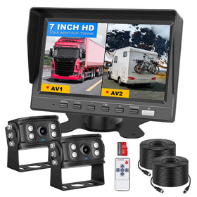 SZHSTECS 7-inch display monitor with clear dual-view imaging