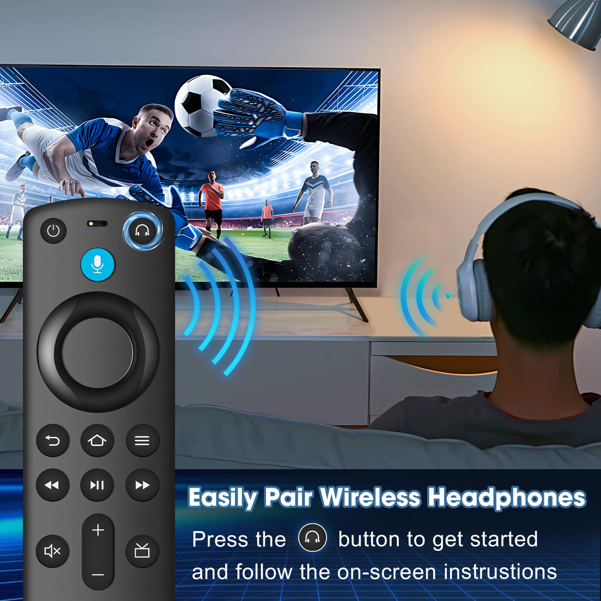 SZILBZ Firestick remote easy pairing ensures quick, hassle-free setup.