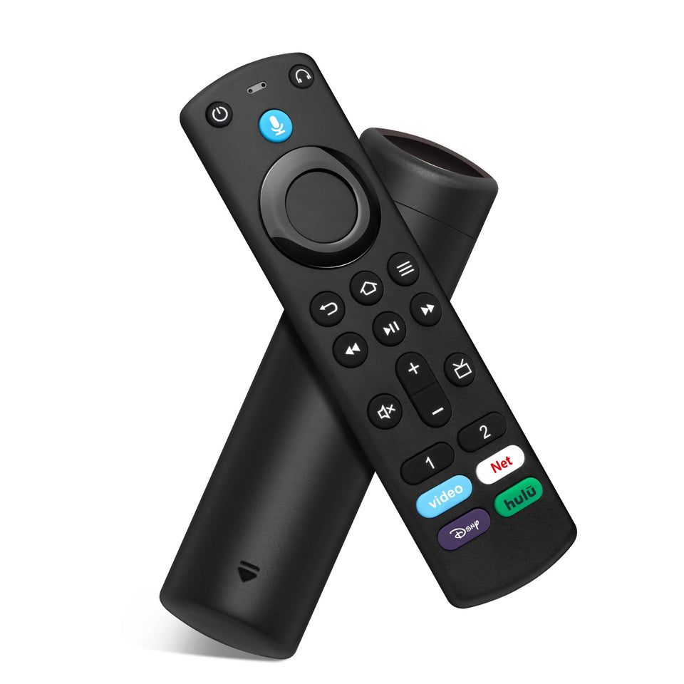 SZILBZ replacement Firestick remote with voice search for quick navigation.