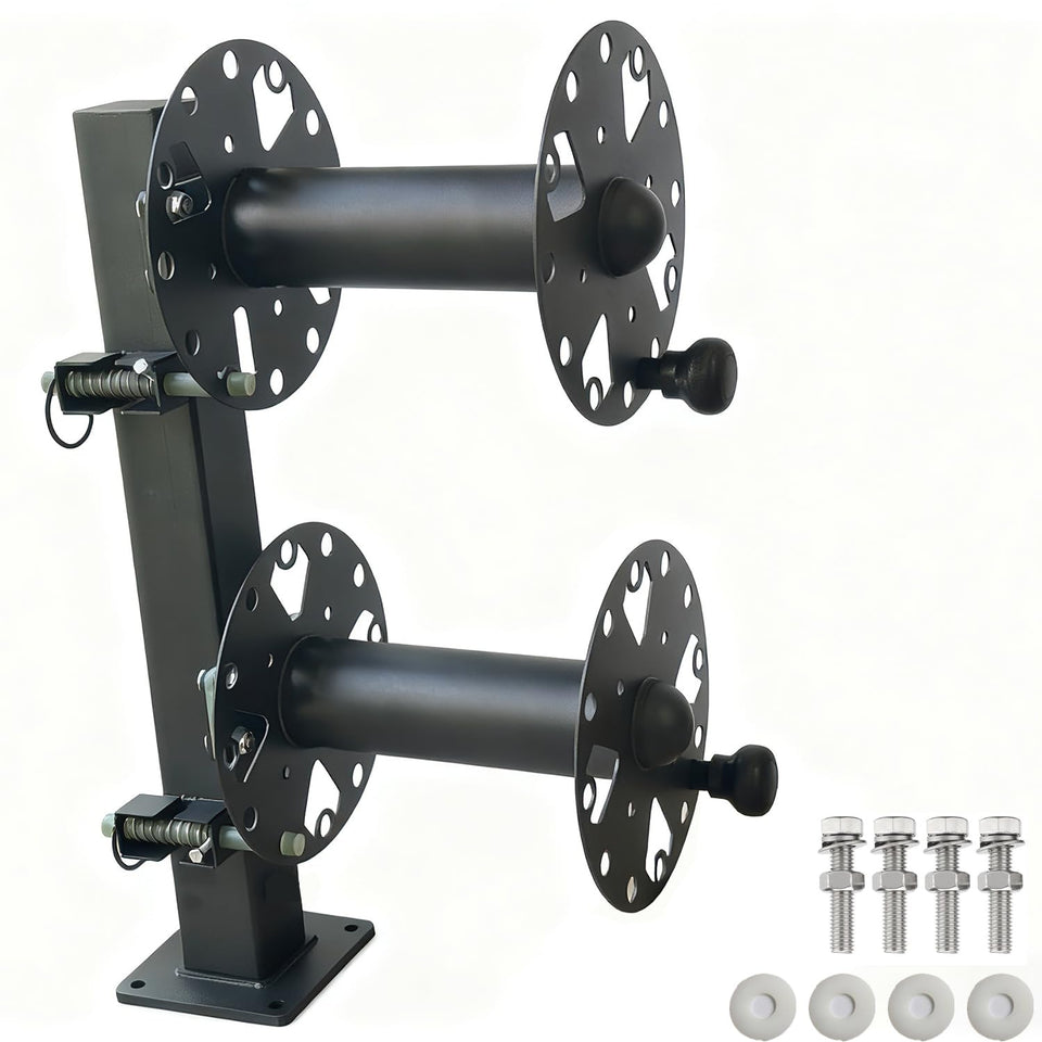 SZWJT-LV heavy-duty reel with a 10-inch lockable head for secure welding cable management.