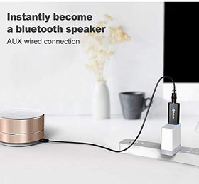 Szyafei portable compact design fits in pocket or bag for quick Bluetooth upgrades.