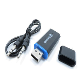 Szyafei USB Bluetooth adapter side view highlighting a slim profile for portable use.