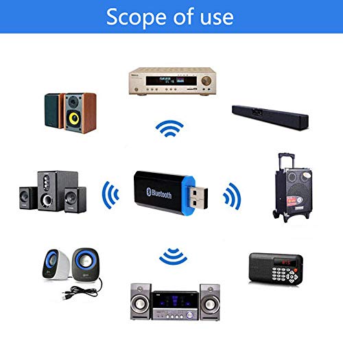 Szyafei wireless audio receiver in use streaming via AUX for flexible listening.
