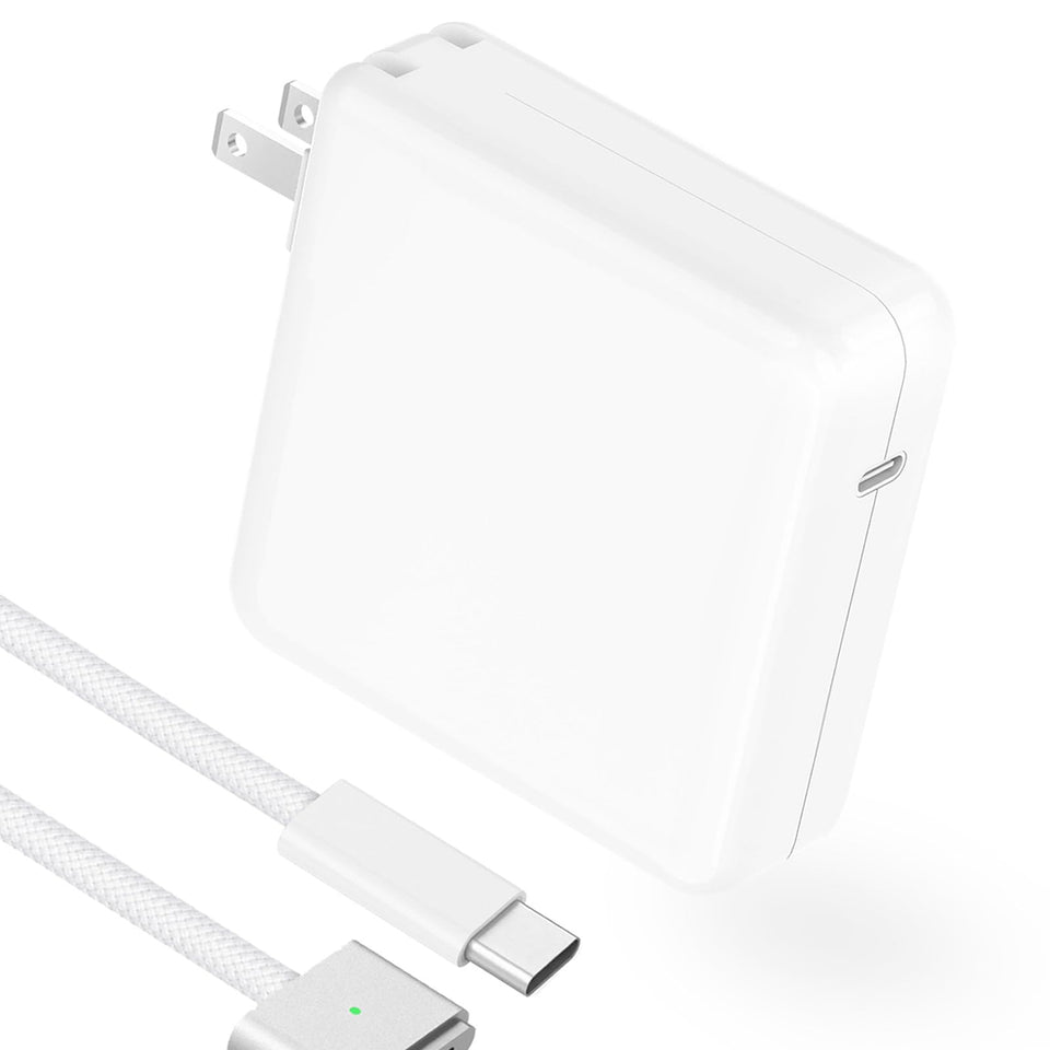 T ATHINK adapter front view showing compact design and fast-charge benefit