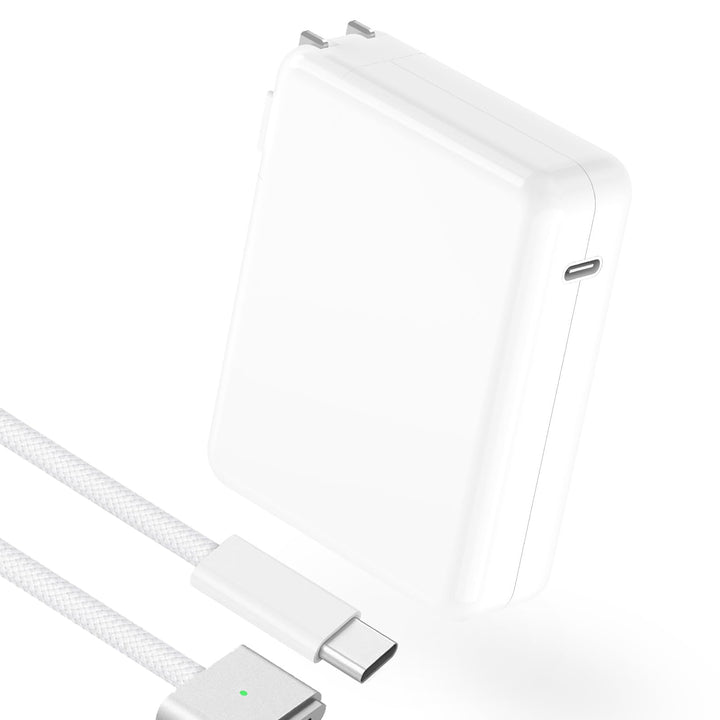 T ATHINK adapter front view showing compact design and fast charging benefit