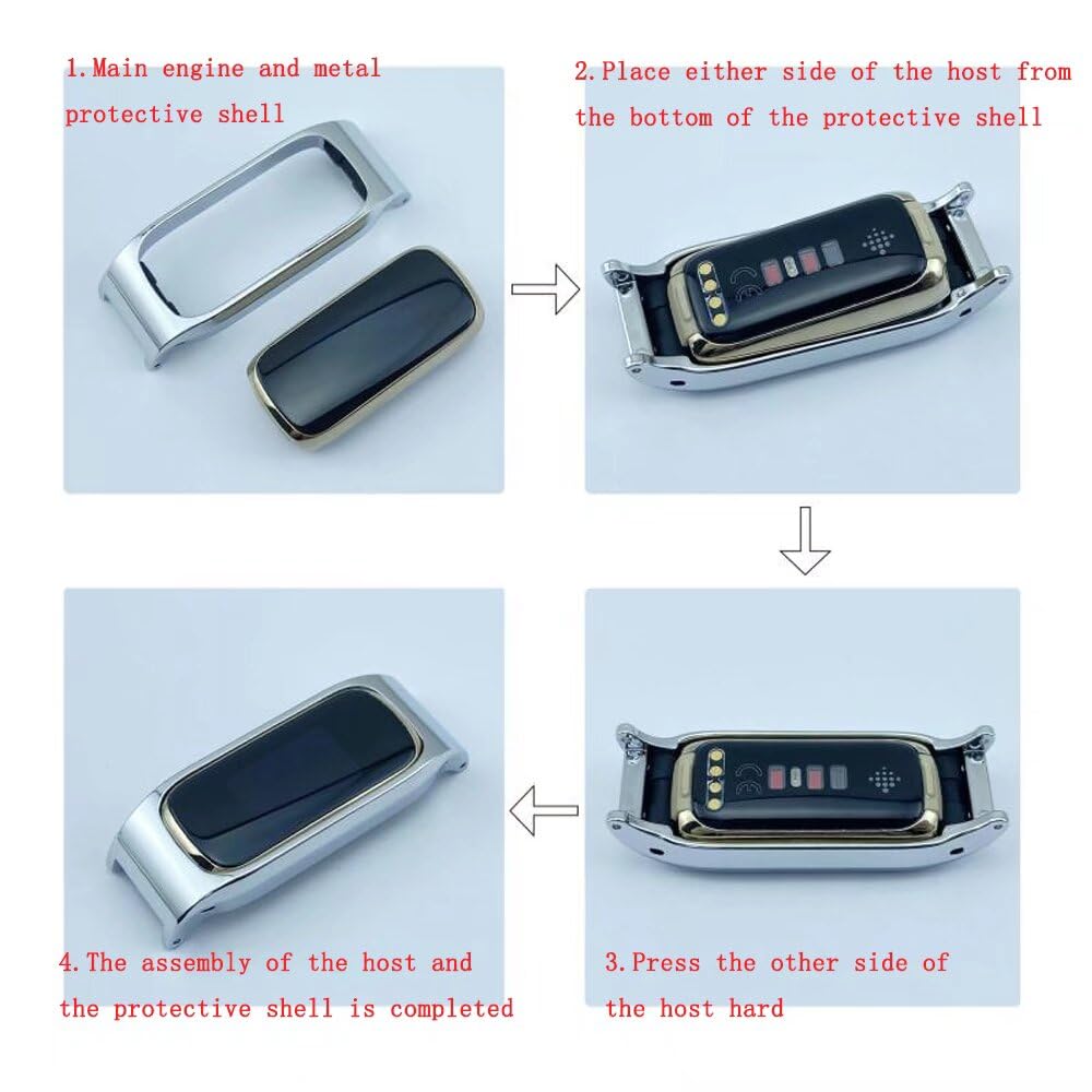 T-BLUER Fitbit Luxe packaging includes replacement band for quick swap.