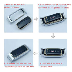 T-BLUER Fitbit Luxe packaging includes replacement band for quick swap.