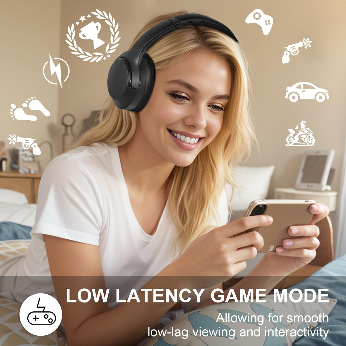 T-Fun NC50 app EQ control tailors sound to your mood.
