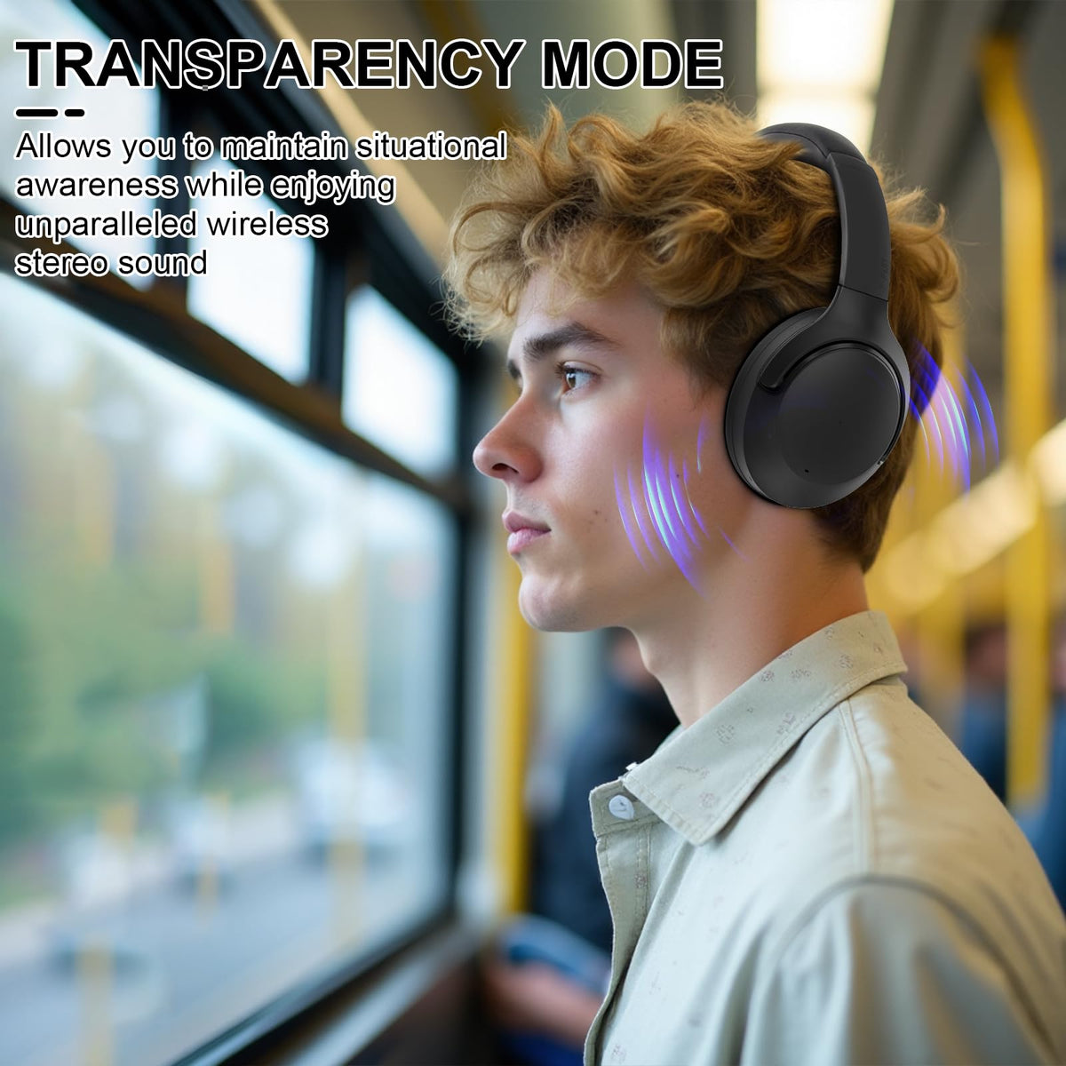 T-Fun NC50 microphone captures clear voice for calls and conferencing.