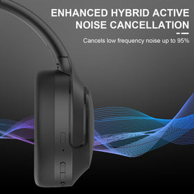 T-Fun NC50 on-ear fit provides ergonomic comfort during all-day listening.