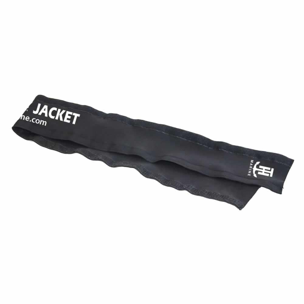 T-H Marine front view of G-Force Troll Jacket showing full length and label, protects cables