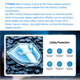 T POWER branding on adapter reinforces trusted electronics accessory for Lenovo users.