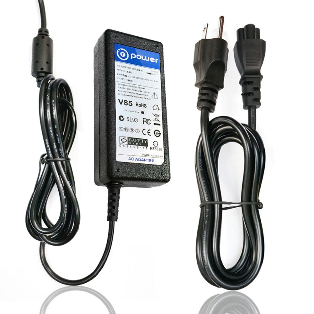 T POWER cable and plug detail highlighting durable cable for safety