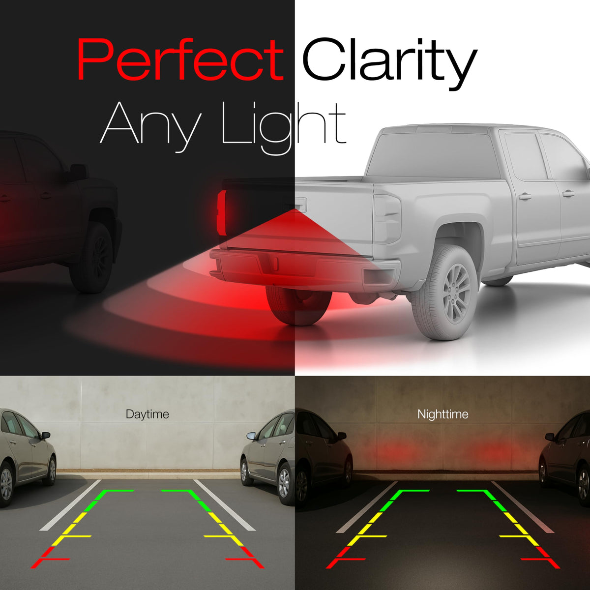 T1A backup camera installation diagram illustrates quick, tool-free replacement.