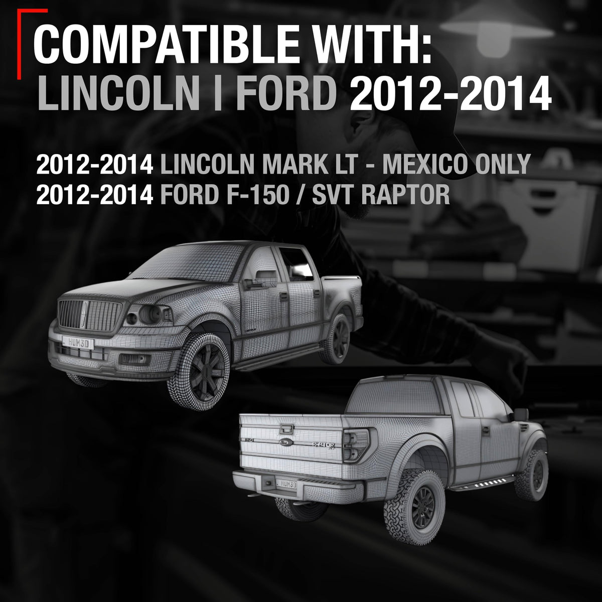 T1A rear view camera compatibility label checks Ford F-150 fit