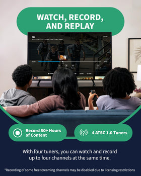 Tablo streaming to smart TVs and devices across the home.