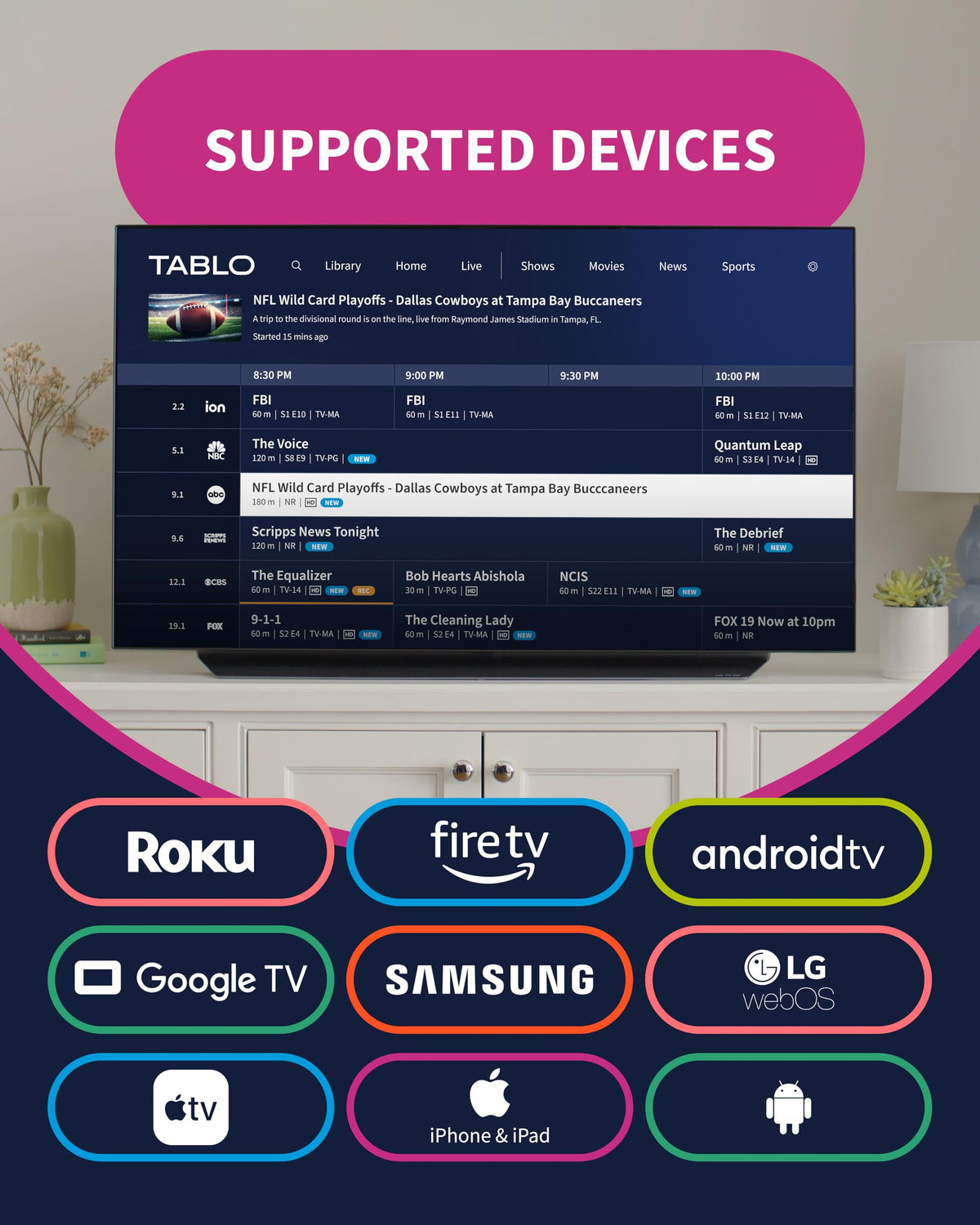 Tablo easy-setup QR guide speeds home configuration.