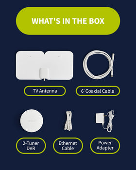 Tablo provides 100+ free streaming channels beyond the antenna.