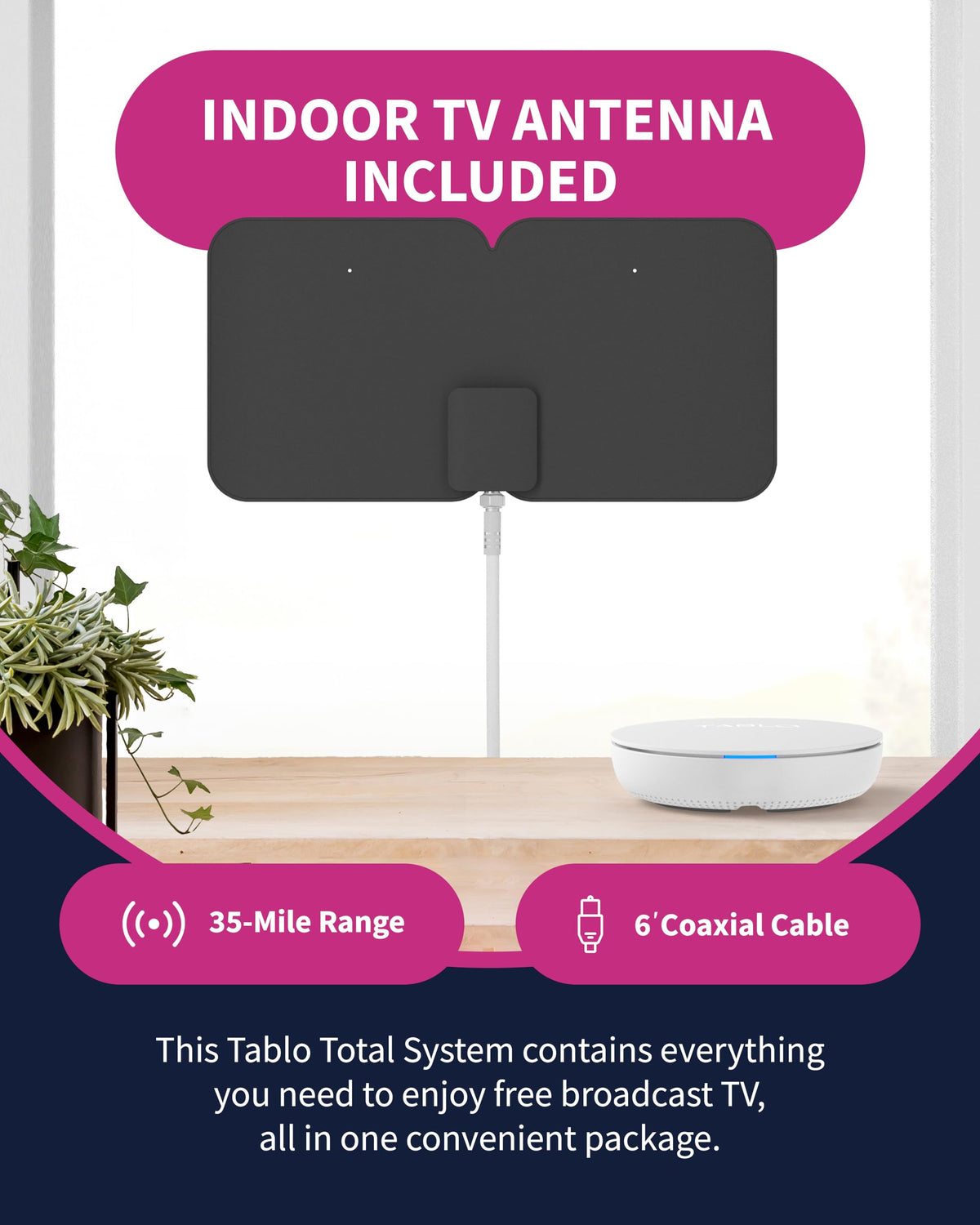 Tablo whole-home streaming supports multiple devices on Wi-Fi.