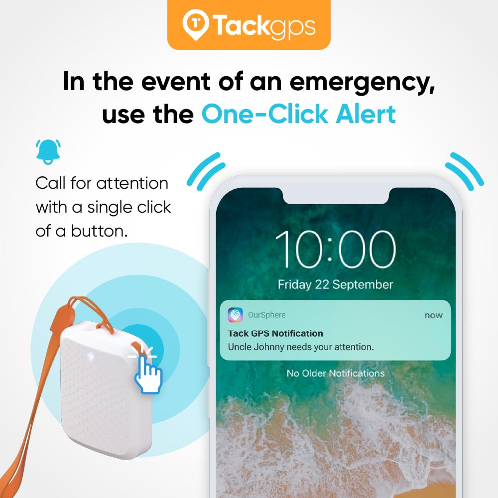 Tack GPS compact, ready-to-use tracker for various needs.
