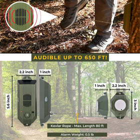 Tactiko installed at a campsite illustrating deterrence and campsite safety