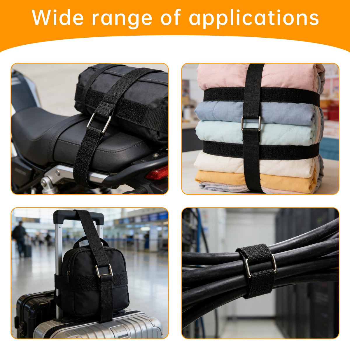 TACVEL durable reusable strap ideal for camping and boating gear.
