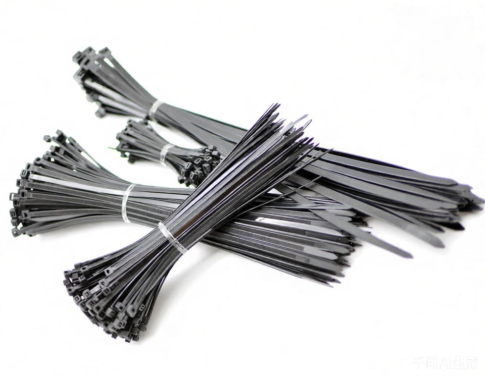 Taditus front packaging showing assorted zip tie quantities and sizes for quick selection