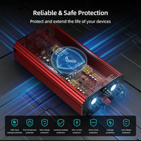 TAGEEBLU inverter's rugged aluminum housing supports durability in demanding environments.