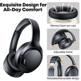 TAGRY A18 headphones 120h playtime ideal for long trips and daily use