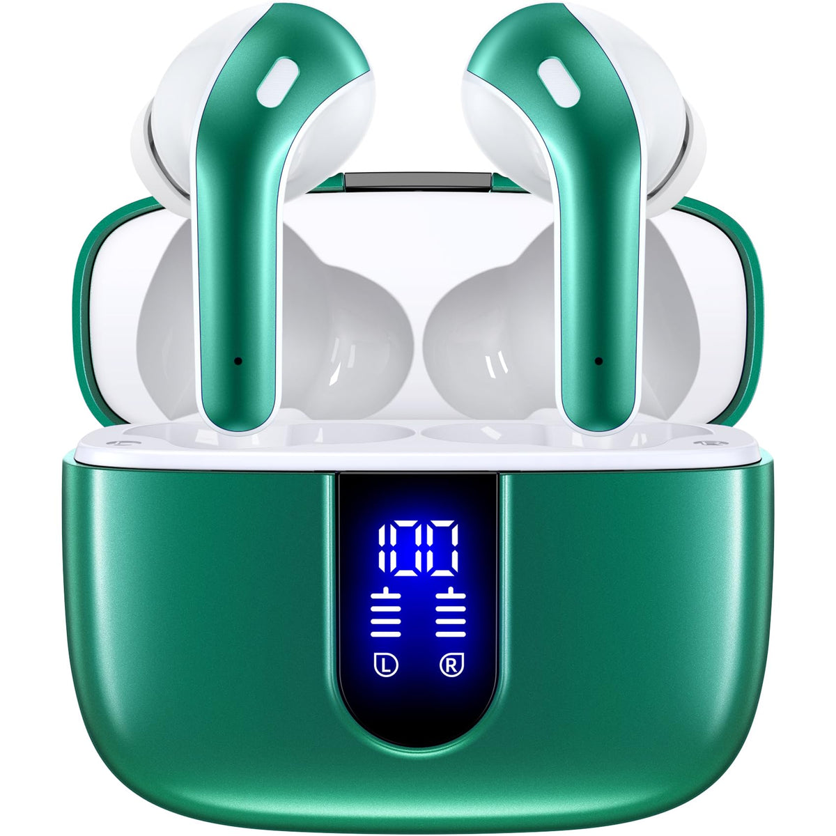 TAGRY charging case front view showing sleek design and easy portability