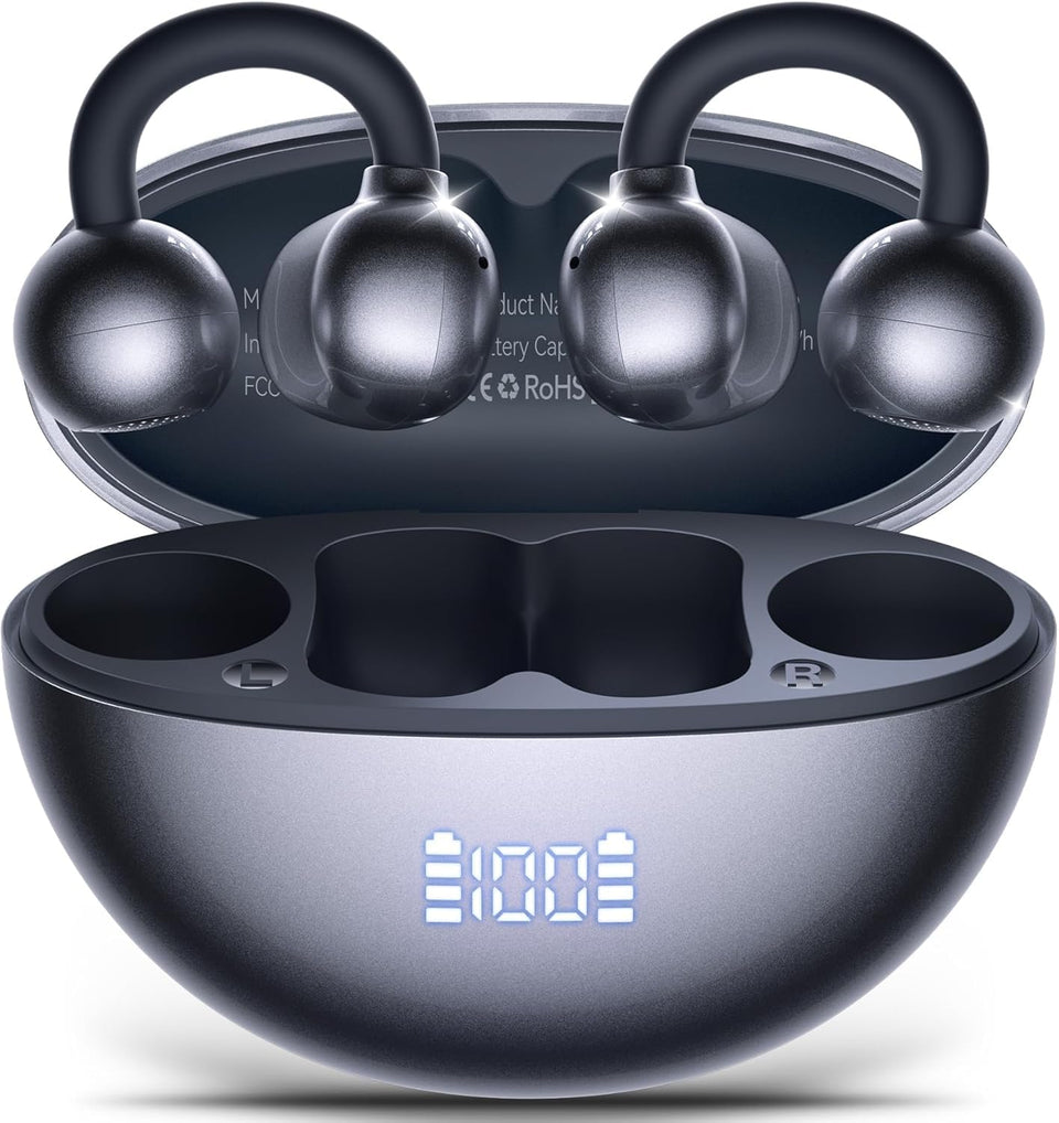 TAGRY H37 front packaging showing earbuds and case, showcasing premium design and features