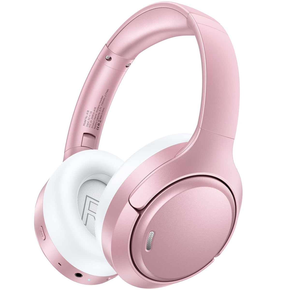 TAGRY Hybrid ANC headphones with 45dB noise cancellation for travel