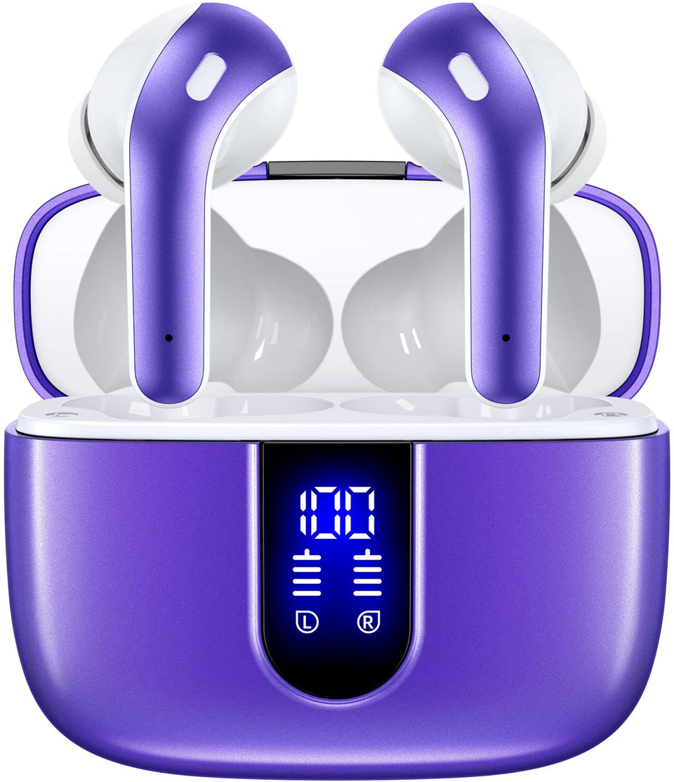 TAGRY X08 charging case front view showing compact design and portability