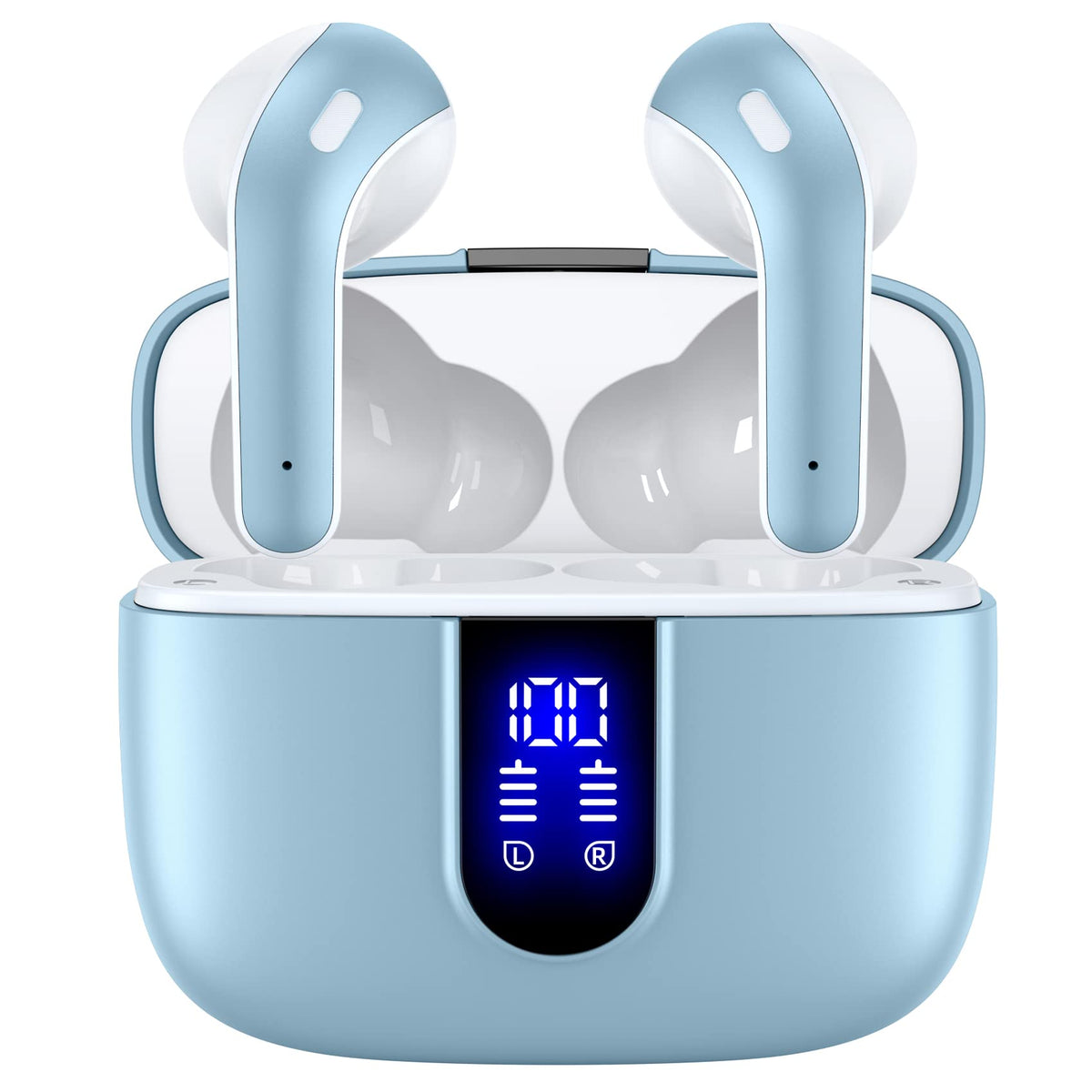 TAGRY front packaging showing earbuds and case for clean first impression
