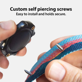 TagVault fits any width collar for versatile, everyday use
