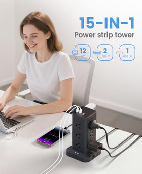 TAGZILO close-up of top USB ports highlighting PD20W fast charging